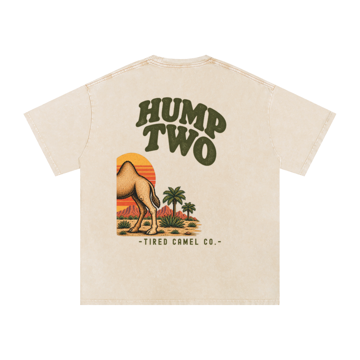 Hump Two Tee — Apricot